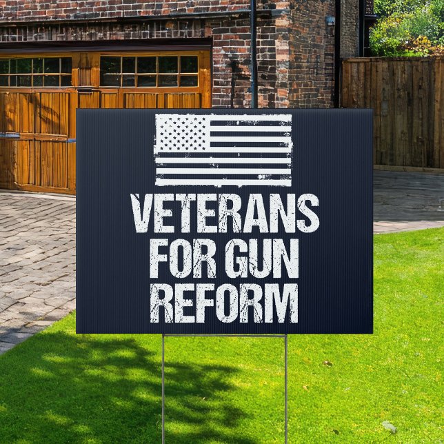 Veterans for Gun Reform Yard Sign (Creator Uploaded)