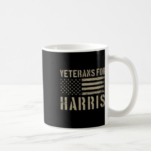 Veterans For Harris 2024 _ Military Vets Kamala Ha Coffee Mug