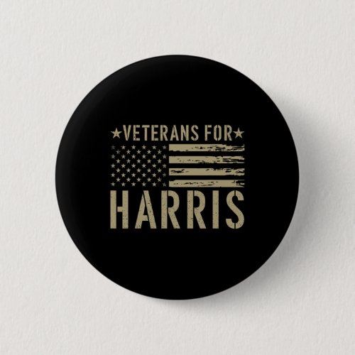 Veterans For Harris 2024 Military Vets Kamala Harr Button