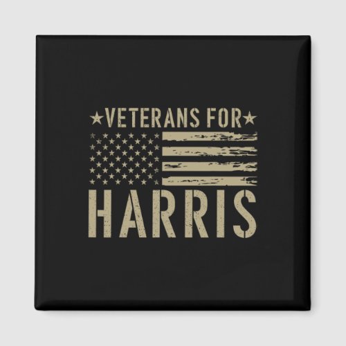 Veterans For Harris 2024 Military Vets Kamala Harr Magnet