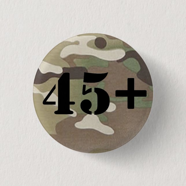 Veterans For Independence 2.0 45+ Badge Button (Front)