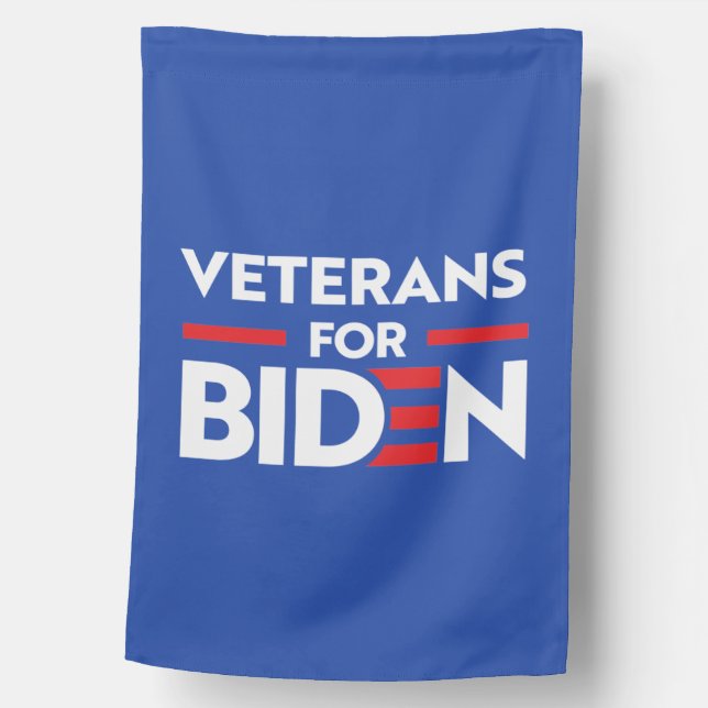 VETERANS FOR JOE BIDEN HOUSE FLAG (Front)