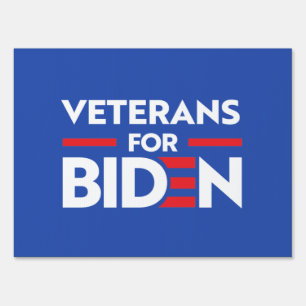 VETERANS FOR JOE BIDEN SIGN