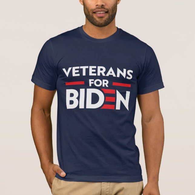 VETERANS FOR JOE BIDEN T-Shirt (Front)