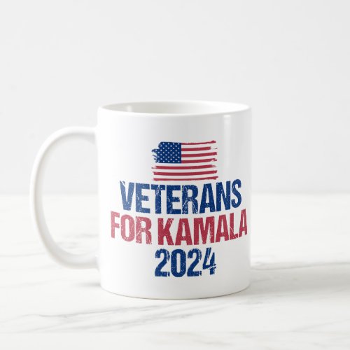 Veterans for Kamala 2024 Election Coffee Mug