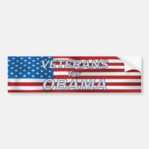 Veterans for Obama Bumper Sticker