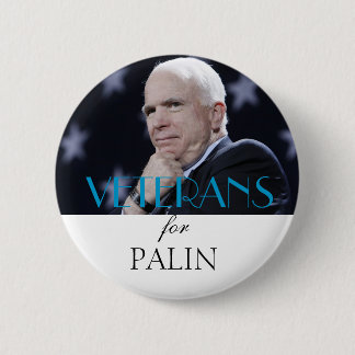 Veterans for Palin Pinback Button