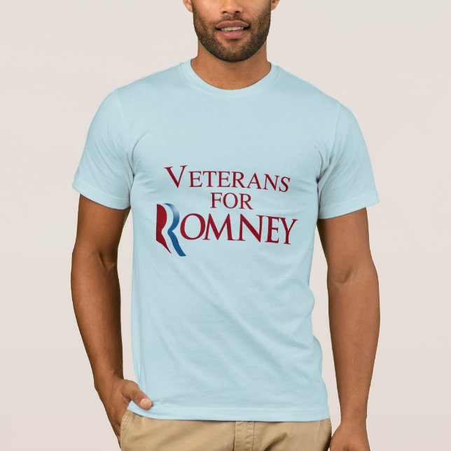 VETERANS FOR ROMNEY.png T-Shirt (Front)