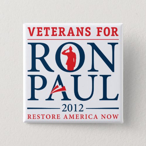 Veterans for Ron Paul Retro Button
