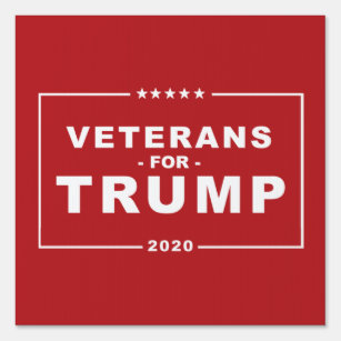 Details about   Donald Trump Official Veterans For 2020 President Campaign Sign Poster Placard