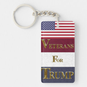 VETERANS FOR TRUMP KEYCHAIN