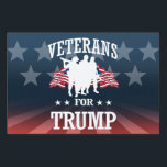 VETERANS FOR TRUMP LAWN SIGN<br><div class="desc">PolitiClothes.com | Political Clothing and Gifts Browse 100's of Political Humor Tees and Election Designs on T-shirts, Bumper Stickers, Hoodies, Buttons, Cards, Mugs, Posters, and More!. FOLLOW US ONLINE: SHOP: http://www.Politiclothes.com FACEBOOK: http://www.facebook.com/politiclothes TWITTER: http://www.twitter.com/politiclothes</div>