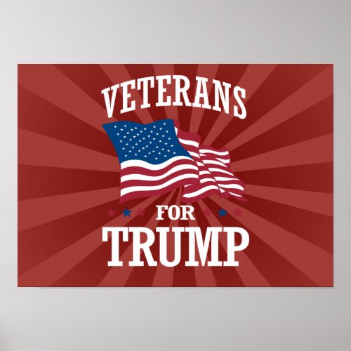 VETERANS FOR TRUMP POSTER