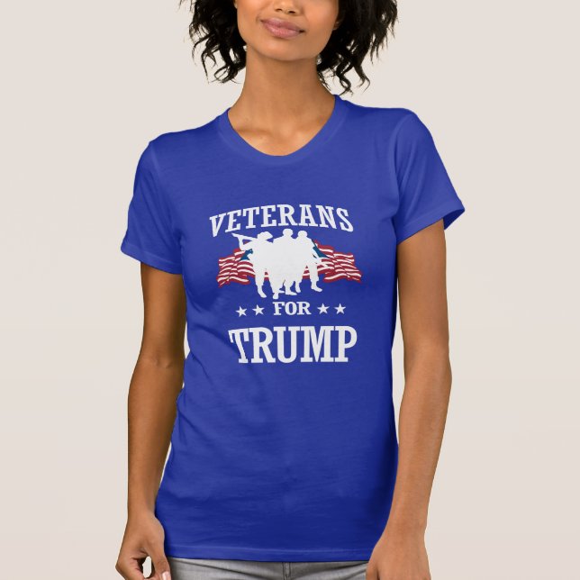 VETERANS FOR TRUMP T-Shirt (Front)