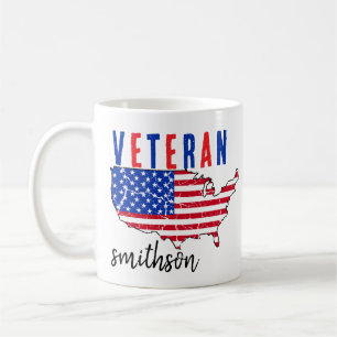 Veterans Mug Patriotic Coffee Cup for Military