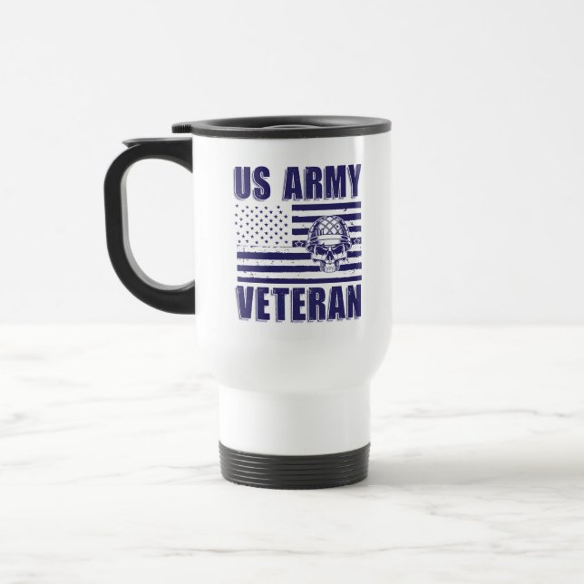 Veterans Mug | Patriotic Coffee Cup for Military  (Left)