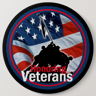 Veterans Pinback Button