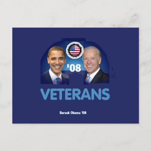 VETERANS Postcard