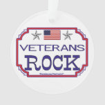 Veterans Rock Ornament at Zazzle