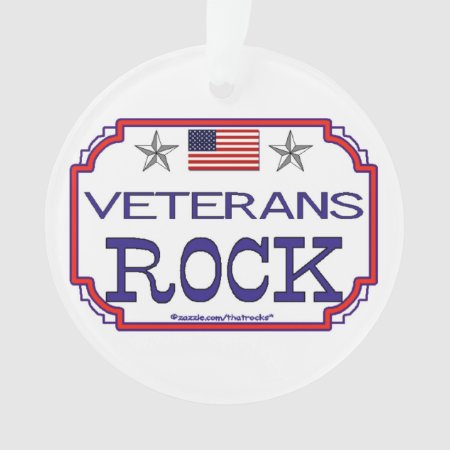 Veterans Rock Ornament