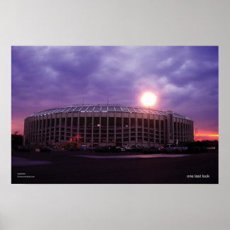 Veterans Stadium's Last Night Poster