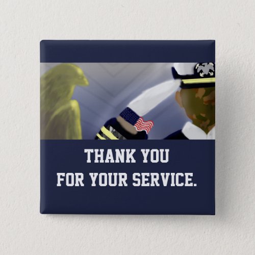 Veterans Thank You for Your Service Button