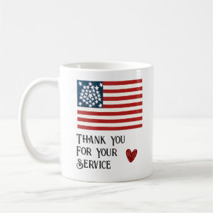 Veterans Thank You For Your Service Gift Coffee Mug
