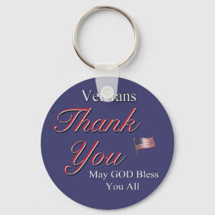 Veterans, Thank You, Keychain