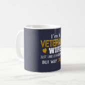 Veteran's Wife Coffee Mug (Front Left)
