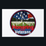 Veterans Yard Sign<br><div class="desc">Remember Veterans Air Force Navy Army Marine War Military Coast Guard Memorial Honor Boulder</div>