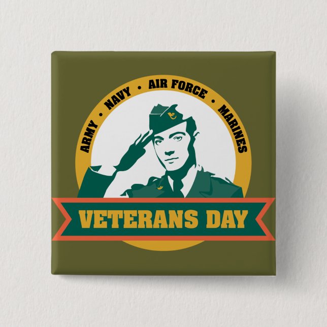 Veterens Day Button (Front)