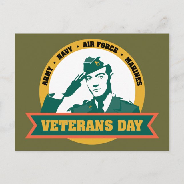 Veterens Day Postcard (Front)