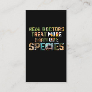 Veterinarian Appreciation Animal Rescue Doctor Business Card