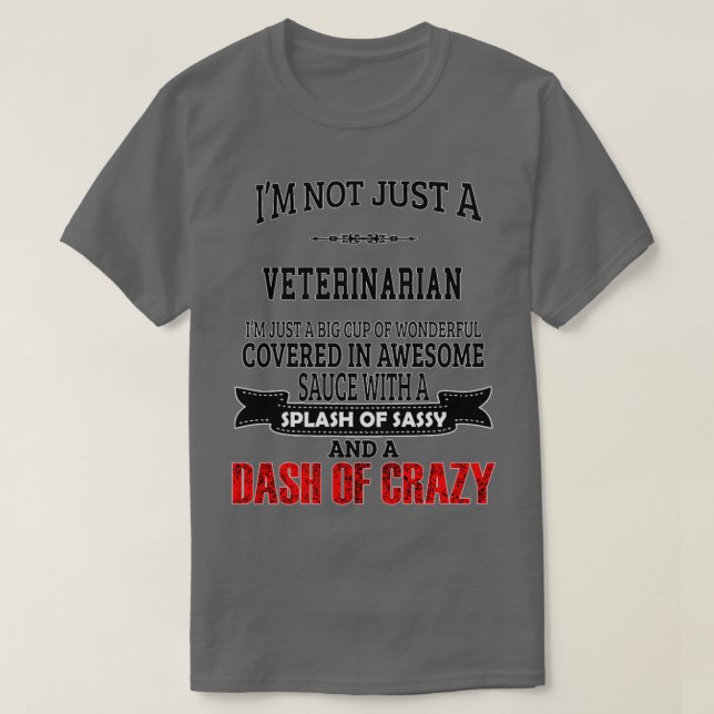 Veterinarian Birthday Christmas GiftPresent T-Shirt (Design Front)