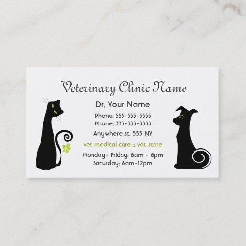 Veterinarian Business Card