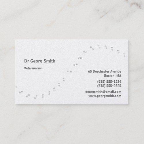 Veterinarian Business Card