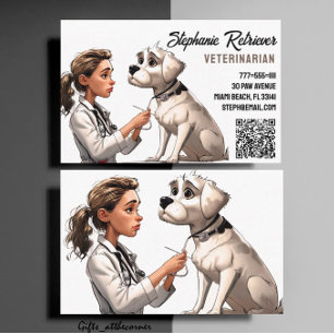 Veterinarian  business card
