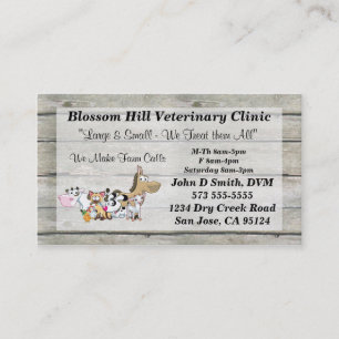 Veterinarian Business Card