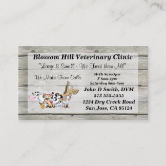 Veterinarian Business Card
