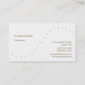 Veterinarian Business Card by wierka at Zazzle