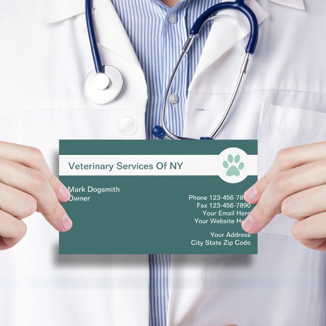Veterinarian Business Cards (Creator Uploaded)