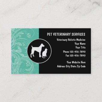 Veterinarian Business Cards | Zazzle