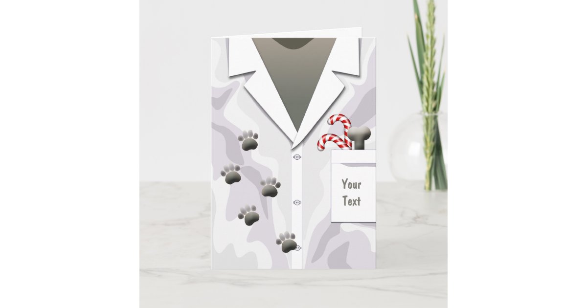 Veterinarian Business Christmas Card | Zazzle.com