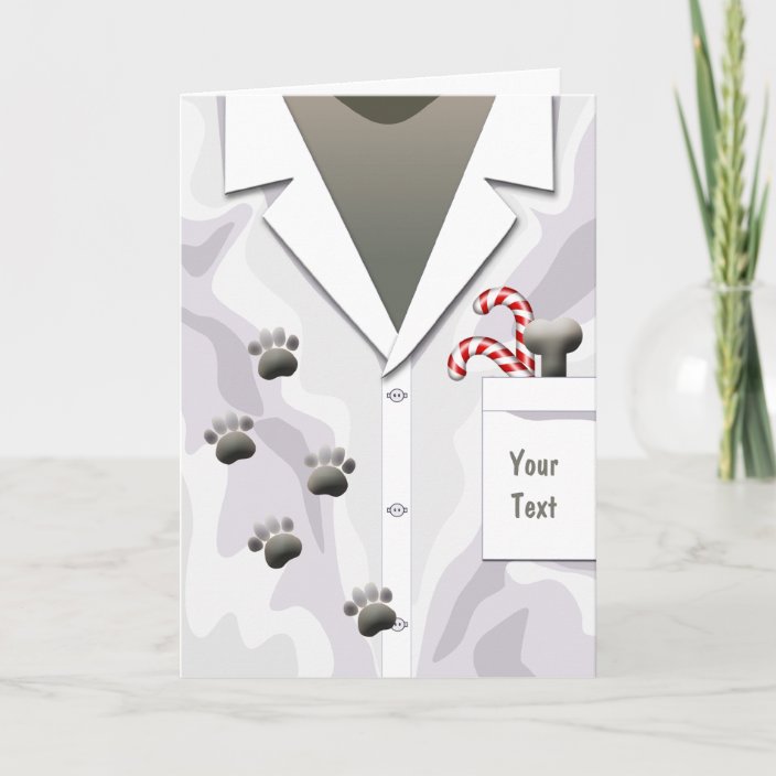 Veterinarian Business Christmas Card | Zazzle.com