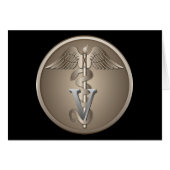 Veterinarian Caduceus (Front Horizontal)