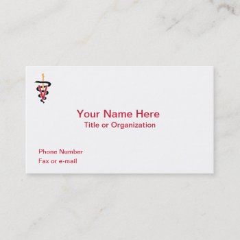 Veterinarian Caduceus Business Card by Dollarsworth at Zazzle