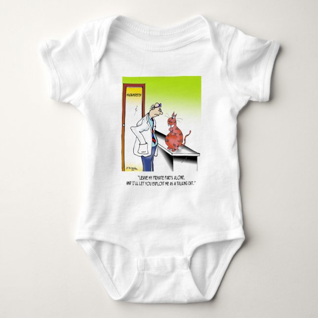Veterinarian Cartoon 9480 Baby Bodysuit (Front)