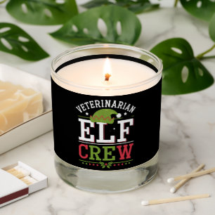 Veterinarian Christmas Elf Veterinary Technician Scented Candle