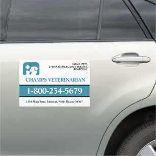 Veterinarian Clinic Car Magnet