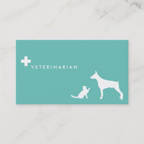 Veterinarian cross ı business card